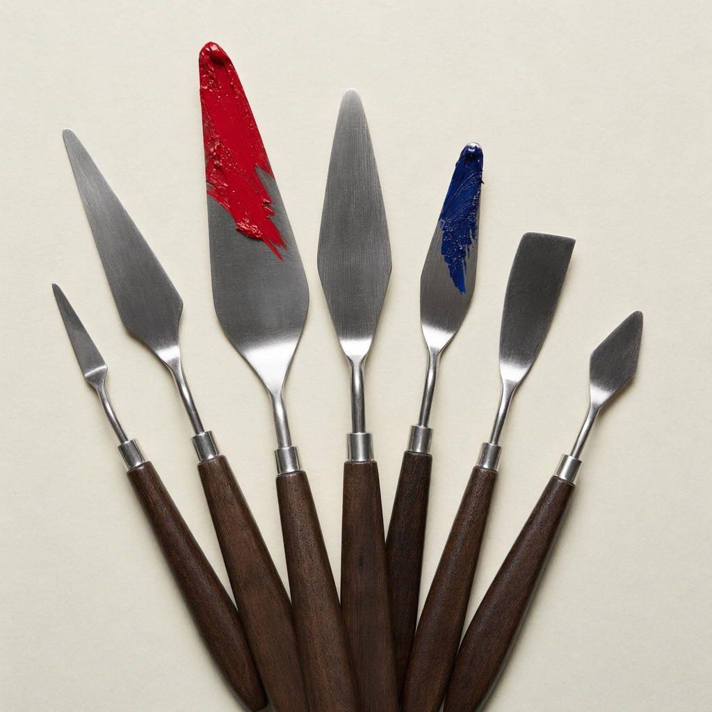 Palette knife fan product photograph